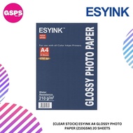 [CLEAR STOCK] Esyink A4 Glossy Photo Paper (210gsm) 20 Sheets