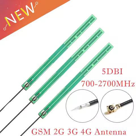 5Pcs/2pcs IPX inside Antenna GSM 2G 3G 4G WIFI Built in PCB Antenna 5DBI 700-2700MHz With 12cm Cable