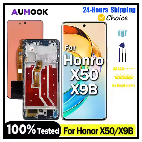 OEM Screen For Huawei Honor X50 ALI-AN00 LCD Display Touch Screen Digitizer For Honor X9B ALI-NX1 LC