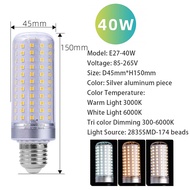 Công suất cao E27 E14 40W Tuổi thọ siêu dài đèn LED bóng đèn Ngô AC85-265V không nhấp nháy đèn rọi x