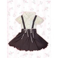Kawaii Axes Femme Ank Rouge Ryouverya Himekaji JSK Top Blouse Set