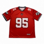 Aqa PRINT Jersey RUGBY 95 / Streetwear / Jersey / Oversize / Boxy Fit / Retro / Vintage / Music / Mu