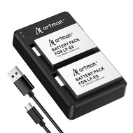 Artman LP-E8 Battery and Rapid Dual USB Charger kit for Fully Compatible with Canon EOS Rebel T3i T2