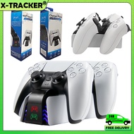 (SG 24H Delivery)PlayStation 5 PS5 Slim Dual Fast Charger LED Indicator Charging Stand Docking Station For PS5 Slim Gamepad