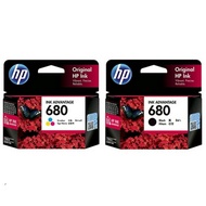 HP 680 Black / Tri-color Ink Cartridge 100% Original Genuine
