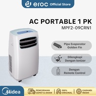 AC Midea AC Portable 1 PK MPF2-09CRN1 - Green MIDEA-AC PORTABLE 1 PK MPF2-09CRN1