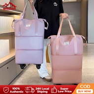 70L large capacity Waterproof Travel Bag with Multi-Pocket Design Retractable Removable Wheels Duffe