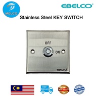 EBELCO KS-33SS EM Lock Stainless Steel Key Switch | Industrial Door Access Control | Waterproof IP65