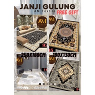 KARPET 24-48 JAM POS CARPET BESAR [250X180CM][180X130CM] IRAN TURKEY VELVET BALDU CARPET ANTI SLIP