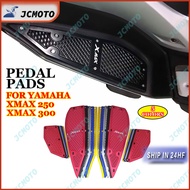For YAMAHA Xmax 250 Xmax 300 201-2023 Pedals X-Max 250 X-Max 300 Pedals Pads Pedal Parts Motorcycle Footrest Reinforced Foot Pad