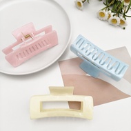 [Fee Next Day Delivery 3 Colors New Product] Lightweight Plain Color Square Shark Clip🔥Grab Clip Sma