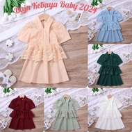 Baju Raya Kebaya Lace Sedondon Kakak Adik Baby Peplum for girl budak perempuan