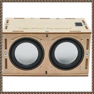 (JPTZ) DIY Bluetooth Speaker Box Kit Electronic Sound Amplifier Builds Your Own Portable Wood Case B