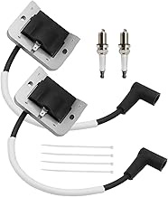 2Pcs 32-584-06-S Ignition Coil Module with Spark Plug, Replacement for Kohler KT600 KT610 KT715 KT72