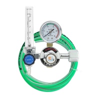 Argon Regulator CO2 Regulator Gas Welder Welding with Flowmeter 0-25 L/MIN and 0-25 MPA Pressure Gauge CGA580 Inlet Connection 3M Silicon Hose