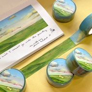 Sunrise Washi Tape, Landscape Washi Tape, Nature Tape, Decorative Washi Tape, Journaling Tools, Aest