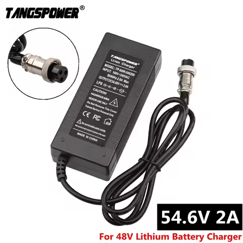 54.6V 2A Li-ion Battery Charger For Kugoo M4 Pro Electric Scooter E-Bike Charger For 48V 13S Lithium