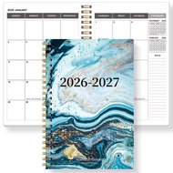 1Pc A5 Weekly & Monthly Planner Two Years Spiral Organizer with Calendar & Notes School & Office Sup