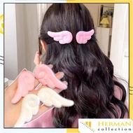HC Pair of Angel Wing Hair Clips Bangs Clips Angel Wing Hair Clips Cute Lightweight Hair Fashion Acc