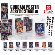 Bandai BANDAI Gashapon Gundam Theatrical Version Poster Acrylic Stand 0079 0083 W G SEED 00