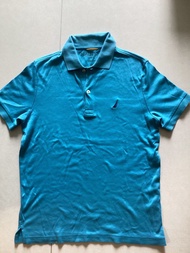 Nautica 藍色短袖Polo衫 XS