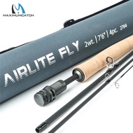 [NEW] Maximumcatch Gred Teratas Airlite 7.5 kaki/10 kaki Fly Fishing Rod 2wt/3wt Super Ringan Graphi
