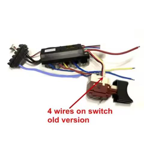 Electric Drill Switch Speed Control Push Trigger Switch Replacement For WORX WU175 WX175 WX373 WX175