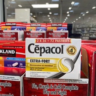 Canada Direct Mail 3-4 Weeks Delivery Cepacol Sucrose-Free Honey Lemon Lozenges Lozenges 72 Tablets 