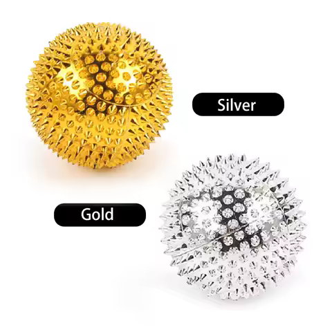2PCS Massage Ball with needles-Acupressure Active Massager Spiky Hard Massaging Tool for Hand Foot M