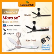 Regair Inovo Moro 52 Ceiling Fan 52 Ceiling Fan Remote Control 3 Blades DC Motor / Kipas Siling 52 Inch Remote
