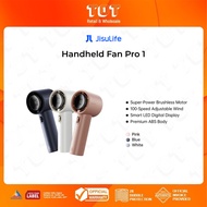 JisuLife Handheld Fan Pro1 I Super-Power Brushless Motor I Smart LED Digital Display