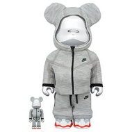 全新未開封 BEARBRICK NIKE TECH FLEECE N98 100% & 400%