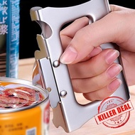 2 In 1 Stainless Steel Can Opener Multifunctional Can Accessorie Opener Kitchen Home I7c4