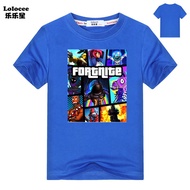 Kids Popular Game Fortnite GTA Style Tshirt Boys Short Sleeve Summer Cotton Tops