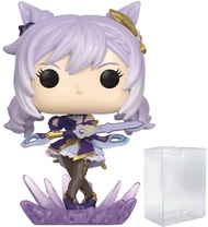 Genshin Impact - Keqing Funko Vinyl Figure (Bundled with Compatible Box Protector Case), Multicolor,