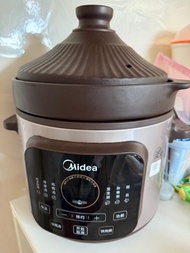 美的電燉鍋｜煲湯鍋｜紫砂陶膽｜陶瓷燉湯｜全自動電燈鍋料理烹調機 ｜ 坐月煲湯