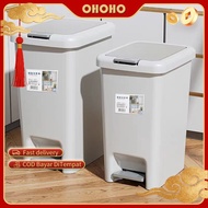 Pedal Trash Can Pedal Trash Bin Dustbin Kitchen Rubbish Bin 6.5L/8L/20L/30L Tong Sampah Besar Bertut