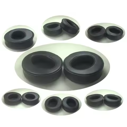Angled Sheepskin Leather Ear Pads 105MM 100MM 90mm 80MM 95MM for AKG K550 for JBL For Sony For AKG H