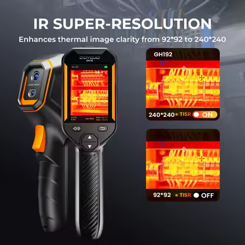 Infrared Thermal Camera 640*480/240*240 Super Resolution, IR Thermal Imaging for HVAC Electrical Det