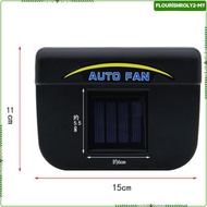 [Flourish] Solar Car Fan, Cooling Air Circulator - Auto Fan For SUV RV Boat Auto Vehicles Go Kart