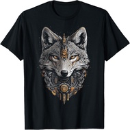 Coyote Animal Motif Illustration Coyote T-Shirt