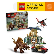 LEGO Jurassic World 76976 Spinosaurus & Quetzalcoatlus Air Mission (984 Pieces) Building Block Toys