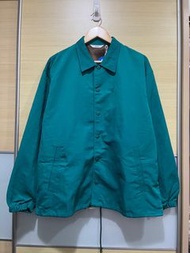 (全新) BEAMS / 男裝 洗皺 加工 教練外套 S號 寬鬆 日系 飽和 TEAL GREEN 春夏