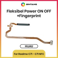UNGU HIJAU FLEXIBLEBINTANG FLEXIBLE POWER ON OFF + WHITE FINGERPRINT GREEN/ PURPLE/ For REALME C71/C