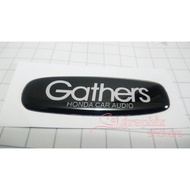 GATHERS DOME/SILICON/EMBOSSED Vinyl Sticker