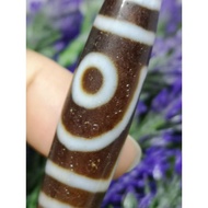 57.5mm X 13.2mm High Oil Two Eye Dzi High Oil Two Eye Dzi 2 Eyed Dzi CW0352