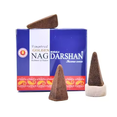 Golden Nag Handmade Incense Cones High Quality Indian Nag Champa And Sandalwood