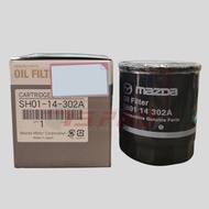 Mazda Genuine SH01-14-302A Oil Filter - Mazda 3 2.0 / CX-5 2.2D / Mazda 6 2.3L / Mazda 5 (2.0) / For