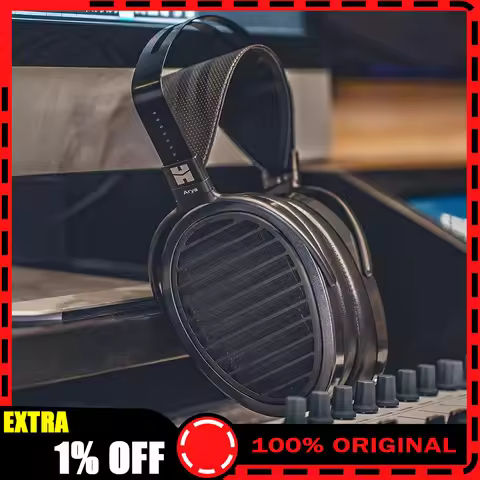 HIFIMAN Arya Headset Music Production Orthodynamic Stealth Magnets Design Lightweight Headset Earpho