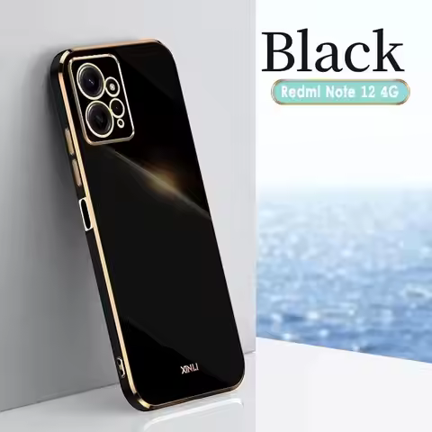 Luxury Plating Case For Xiaomi Redmi Note 12 Pro Plus 5G Silicone Cover For Xiaomi Redmi Note 12 Pro